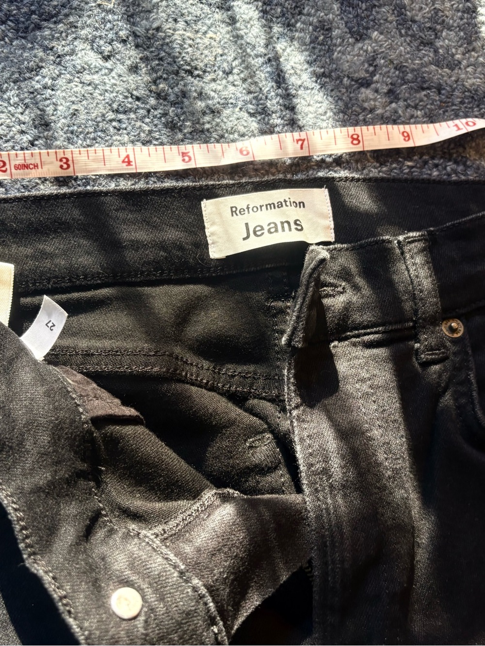 Reformation Black skinny stretch women’s Jeans